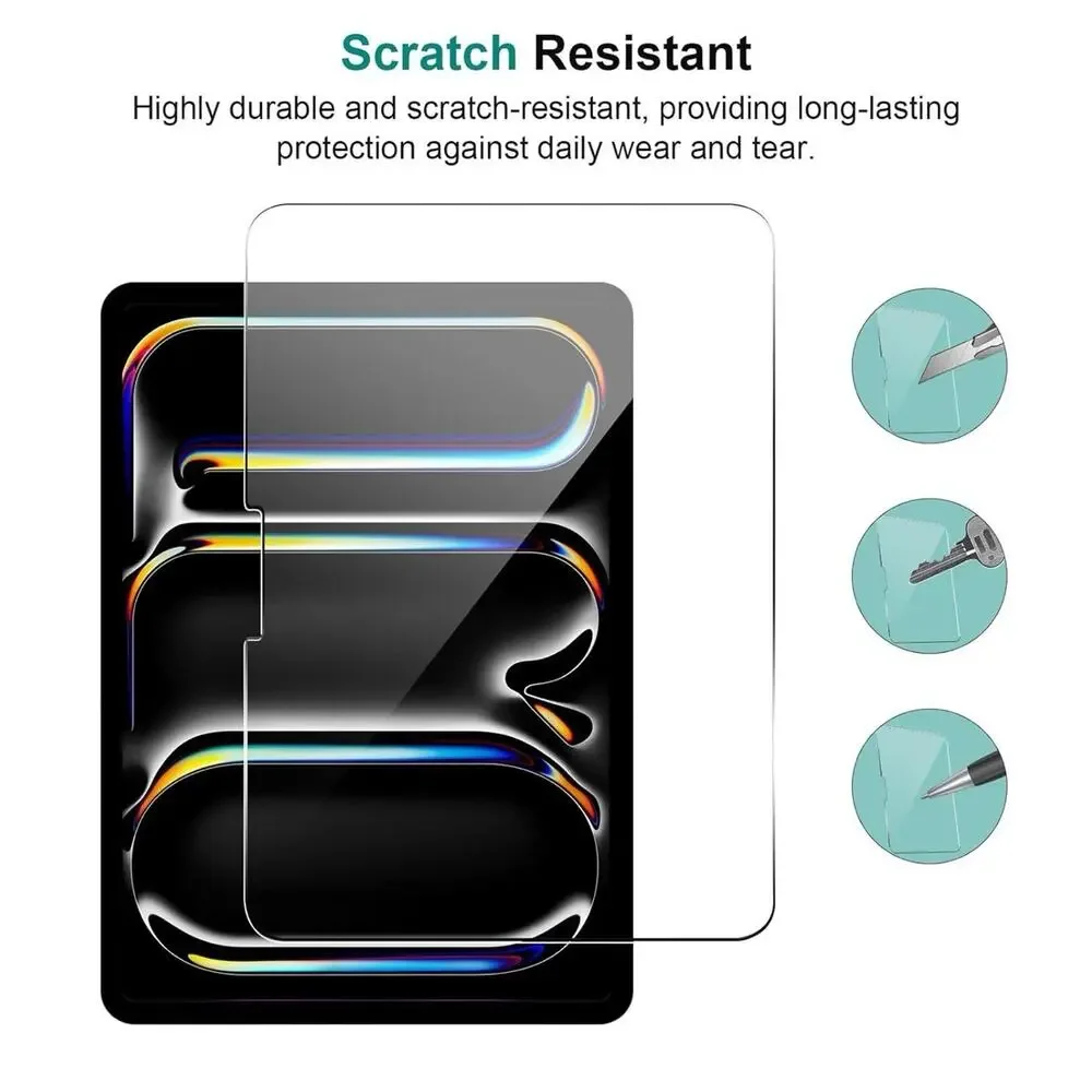 2 Pack Screen Protector For iPad Pro 12.9 inch 2024 Tempered Glass Tempered...